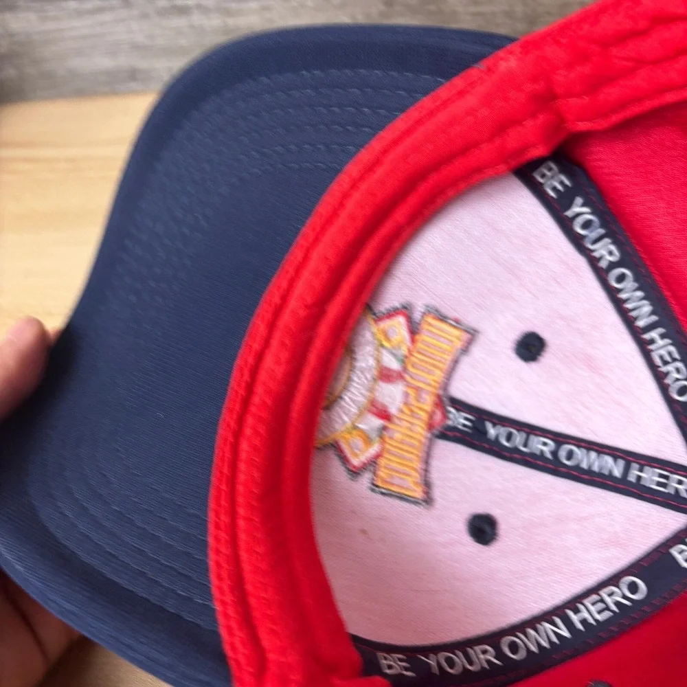 Cooperstown‎ Hat Cap Strap Back Red Logo Baseball Dreams Park Adjustable